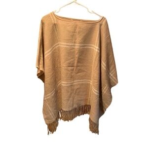 A  New Day Plaid Poncho One Size